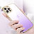 Ultra-thin Transparent Gel Gradient Soft Case Cover S01 for Apple iPhone 14 Plus