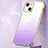 Ultra-thin Transparent Gel Gradient Soft Case Cover S01 for Apple iPhone 14 Plus Purple