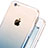 Ultra-thin Transparent Gel Gradient Soft Case for Apple iPhone 8 Blue