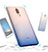 Ultra-thin Transparent Gel Gradient Soft Case for Huawei Rhone Blue