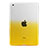 Ultra-thin Transparent Gel Gradient Soft Cover for Apple iPad Mini Yellow