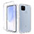 Ultra-thin Transparent Gel Gradient Soft Matte Finish Front and Back Case 360 Degrees Cover for Google Pixel 4a 5G