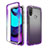 Ultra-thin Transparent Gel Gradient Soft Matte Finish Front and Back Case 360 Degrees Cover for Motorola Moto E20