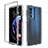 Ultra-thin Transparent Gel Gradient Soft Matte Finish Front and Back Case 360 Degrees Cover for Motorola Moto Edge 20 Pro 5G Clear
