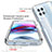 Ultra-thin Transparent Gel Gradient Soft Matte Finish Front and Back Case 360 Degrees Cover for Motorola Moto Edge S 5G