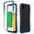 Ultra-thin Transparent Gel Gradient Soft Matte Finish Front and Back Case 360 Degrees Cover for Samsung Galaxy A03 Core Blue