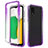 Ultra-thin Transparent Gel Gradient Soft Matte Finish Front and Back Case 360 Degrees Cover for Samsung Galaxy A03 Core Purple
