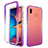 Ultra-thin Transparent Gel Gradient Soft Matte Finish Front and Back Case 360 Degrees Cover for Samsung Galaxy A30