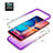 Ultra-thin Transparent Gel Gradient Soft Matte Finish Front and Back Case 360 Degrees Cover for Samsung Galaxy A30