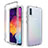 Ultra-thin Transparent Gel Gradient Soft Matte Finish Front and Back Case 360 Degrees Cover for Samsung Galaxy A30S Clear
