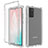 Ultra-thin Transparent Gel Gradient Soft Matte Finish Front and Back Case 360 Degrees Cover for Samsung Galaxy Note 20 5G