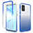 Ultra-thin Transparent Gel Gradient Soft Matte Finish Front and Back Case 360 Degrees Cover for Samsung Galaxy S20 Plus 5G Blue