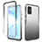 Ultra-thin Transparent Gel Gradient Soft Matte Finish Front and Back Case 360 Degrees Cover for Samsung Galaxy S20 Plus 5G Dark Gray