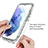 Ultra-thin Transparent Gel Gradient Soft Matte Finish Front and Back Case 360 Degrees Cover for Samsung Galaxy S21 5G