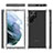 Ultra-thin Transparent Gel Gradient Soft Matte Finish Front and Back Case 360 Degrees Cover for Samsung Galaxy S21 Ultra 5G