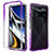 Ultra-thin Transparent Gel Gradient Soft Matte Finish Front and Back Case 360 Degrees Cover for Xiaomi Poco X4 Pro 5G Purple