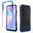 Ultra-thin Transparent Gel Gradient Soft Matte Finish Front and Back Case 360 Degrees Cover for Xiaomi Redmi 9A Blue