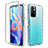 Ultra-thin Transparent Gel Gradient Soft Matte Finish Front and Back Case 360 Degrees Cover for Xiaomi Redmi Note 11S 5G