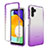 Ultra-thin Transparent Gel Gradient Soft Matte Finish Front and Back Case 360 Degrees Cover JX1 for Samsung Galaxy A04s