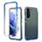 Ultra-thin Transparent Gel Gradient Soft Matte Finish Front and Back Case 360 Degrees Cover M01 for Samsung Galaxy S21 5G Blue
