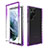 Ultra-thin Transparent Gel Gradient Soft Matte Finish Front and Back Case 360 Degrees Cover M01 for Samsung Galaxy S23 Ultra 5G Purple