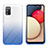 Ultra-thin Transparent Gel Gradient Soft Matte Finish Front and Back Case 360 Degrees Cover ZJ2 for Samsung Galaxy M02s