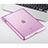 Ultra-thin Transparent Gel Soft Cover for Apple iPad 3 Pink