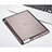 Ultra-thin Transparent Gel Soft Cover for Apple iPad 4 Gray