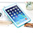 Ultra-thin Transparent Gel Soft Cover for Apple iPad Air Blue