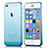 Ultra-thin Transparent Gel Soft Cover for Apple iPhone 5S Blue