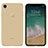 Ultra-thin Transparent Gel Soft Cover for Apple iPhone XR Gold