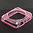 Ultra-thin Transparent Gel Soft Cover for Apple iWatch 2 42mm Pink