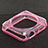 Ultra-thin Transparent Gel Soft Cover for Apple iWatch 3 38mm Pink
