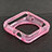 Ultra-thin Transparent Gel Soft Cover for Apple iWatch 3 38mm Pink