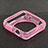 Ultra-thin Transparent Gel Soft Cover for Apple iWatch 3 42mm Pink