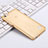 Ultra-thin Transparent Gel Soft Cover for Huawei G Play Mini Gold