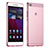 Ultra-thin Transparent Gel Soft Cover for Huawei P8 Pink