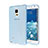 Ultra-thin Transparent Gel Soft Cover for Samsung Galaxy Note Edge SM-N915F Blue