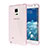 Ultra-thin Transparent Gel Soft Cover for Samsung Galaxy Note Edge SM-N915F Pink