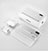 Ultra-thin Transparent Gel Soft Cover T04 for Apple iPhone Xs White