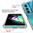 Ultra-thin Transparent Gel Soft Matte Finish Front and Back Case 360 Degrees Cover for Motorola Moto Edge 20 5G Clear