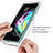 Ultra-thin Transparent Gel Soft Matte Finish Front and Back Case 360 Degrees Cover for Motorola Moto Edge Lite 5G Clear