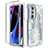 Ultra-thin Transparent Gel Soft Matte Finish Front and Back Case 360 Degrees Cover for Motorola Moto Edge X30 5G White