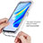 Ultra-thin Transparent Gel Soft Matte Finish Front and Back Case 360 Degrees Cover for Oppo Reno6 Lite Clear