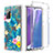 Ultra-thin Transparent Gel Soft Matte Finish Front and Back Case 360 Degrees Cover for Samsung Galaxy Note 20 5G Sky Blue