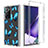 Ultra-thin Transparent Gel Soft Matte Finish Front and Back Case 360 Degrees Cover for Samsung Galaxy Note 20 Ultra 5G Blue