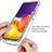 Ultra-thin Transparent Gel Soft Matte Finish Front and Back Case 360 Degrees Cover for Samsung Galaxy Quantum2 5G Clear