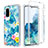 Ultra-thin Transparent Gel Soft Matte Finish Front and Back Case 360 Degrees Cover for Samsung Galaxy S20 Sky Blue