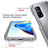 Ultra-thin Transparent Gel Soft Matte Finish Front and Back Case 360 Degrees Cover for Xiaomi Mi 10T Pro 5G Clear