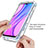 Ultra-thin Transparent Gel Soft Matte Finish Front and Back Case 360 Degrees Cover for Xiaomi Redmi 9